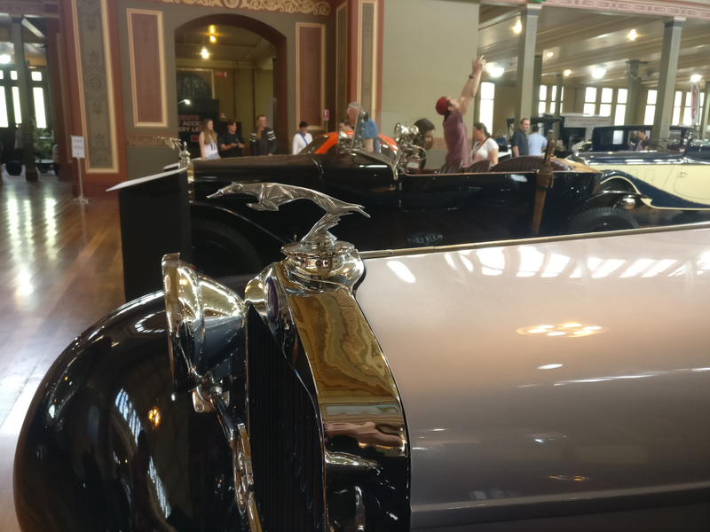 The other Delage behind it had like a crane hood ornament or something. Such class